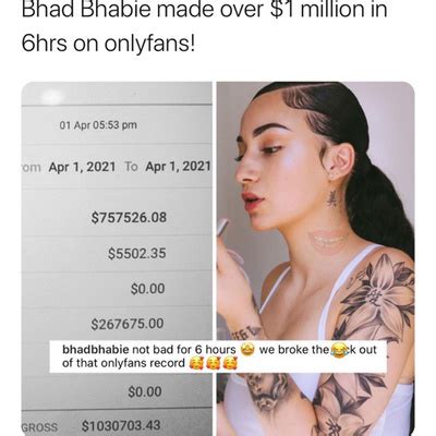 bhad bhabie of leak|Bhad Bhabie Breaks OnlyFans Record